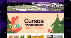 Desktop Screenshot of museo-ciencia.gob.ec